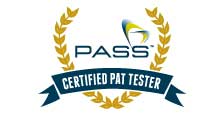 Pass certified pat tester logo